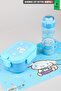 Licensed 600 ml Dual-Function Steel Flask with Lid, Nutrition Cover and Nutrition Container Set, Dekomus Pocket Notebook as a Gift
