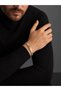 Strata Stainless Steel Men's Bracelet Gold Silver Color Double Tone Heavy Metal Bracelet - 4