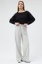 Women's wide leg sweatpants with elastic waist