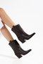 Women's Cowboy Boots - Pointed Toe Thick Heel - 4