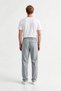 Lycra Ankle-Length Jogger Woven Trousers with Back Pockets - 4