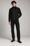 Men's Black, Classic Collar Zippered Lined Cashmere Jacket – Regular Fit Short Cut Winter Cashmere Jacket - 4