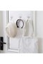 1 Piece Adhesive Single Hanger – Iron-End Hook with Transparent Pad, Nail-Free Installation, Bathroom Kitchen Entrance, Adhesive Hook - 4