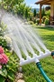 5-Head White Garden Watering Nozzle High Pressure Water Sprayer Hose Attachment - 4