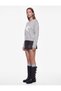 Long-Sleeved Crew-Neck Star-Patterned Knit Sweater - 2