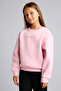 Relax Fit Crew Neck Low Shoulder Printed Sweatshirt Girls I3382A826Au - 3