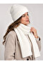 Women's Winter Knitted Beanie and Scarf Set - Set of 2 - 4