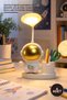 4 Pieces Astronaut Desk Lamp Pen Holder – Lighting and Pen Holder with Astronaut Figure, Children's Room Study Table, Desk Lamp Pen Holder Mixed Colors