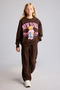 Relax Fit Crew Neck Teddy Bear Printed Sweatshirt for Girls I4157A826Au - 2