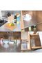 1 Piece Aluminum Foil Kitchen Protector – Adhesive Wipeable Coating, Countertop Drawer Cabinet Liner, Adhesive Aluminum Foil 5 Meters - 4