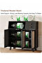 Kitchen Pantry Storage Cabinet with Drawer Freestanding Pantry Cabinets Sideboard Wood Storage Cabinet Small Entryway Accent Cabinet White - 5