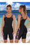 Women's One Piece Backless Swimsuit, Versatile Surf and Sports Bathing Suit Designed for Conservativ