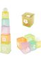 Cups & Ball Learning Set, Multicolor 6 Piece Set - Includes 1 Ball, 5 Stack & Build Cups,