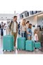 4 Pcs PP Luggage Set 14/20/24/28 Inch with Cosmetic Case, TSA Lock Hard Shell Suitcases & 360° Spinner Wheels, Lightweight Travel Luggage for Women and Men - 8