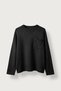 Men's Oversize Crew Neck Tokyo Written Knitwear Sweater Black