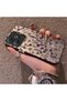 For Realme C63 4G/C61 Compatible French Style Purple Tone Wild Flower Phone Case Shockproof - 2
