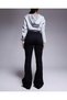 Bt13356045 Women's Non-Fading Black High Waist Spanish Jeans Flare Pants (2026) - 3