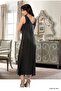 Zngzrmll Black Lace Satin Nightgown - 085 - (101521) Size S/M - 2