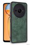 Zngzrmll Newface Redmi A3 4g Case Aras Leather Cover - (94943) Dark Green - 2