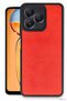 Zngzrmll Newface Realme Note 50 4g Case Aras Leather Cover (94936) - Red - 2