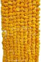 Artificial Marigold Fluffy Flowers Garlands for Decoration - Pack of 10 (Light Orange)