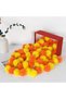 5Pcs Marigold Garland For Decoration, 5 Feet Artificial Flowers Indian Decor, Orange And Yellow Heads Diwali Party,Indian Weddings, Halloween,Home Decor,Wreath - 6