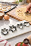 24-Piece Stainless Steel Cookie Mold Set – Four Shapes, Three Different Sizes of Cutters, Cookie Cutter, Decorative Presentation