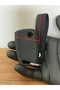Volkswagen Passat Skoda Oktavia Superb Seat Smart 3-Button Honeycomb Pattern Key Remote Protection Case Black Red + Keychain in the Same Pattern - 3