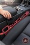 2 Pieces Car Seat Organizer – Anti-Space Gap Organizer, Easy Placement, Flexible Durable Design, Burgundy Car Organizer