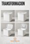 10 Pcs 4.5 Lt Large Air-Tight Transparent Lid White Kitchen Pantry Food Flour Legumes Detergent Storage Container Organizer Box 723710 - 8