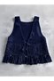Megahan.Boutique Hand Knitted Crochet Motif and Tassel Cotton Yarn Vest - 2