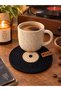 Hubush Handmade Retro Record Coaster – Knitted Vinyl Record Design - 5