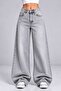 Women's Oversize Wide Leg Baggy Jean Pants - 5