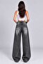 Women's Oversize Wide Leg Baggy Jean Pants - 3
