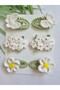 Colorful Handmade Girls' Hair Clips, Braided Hair Accessory, Mixed Set of 6 Snap Clips (Suitable for All Age Groups)