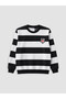Two Mt Shop Quality Lcw Kids Black Striped Standard & Regular Boys' Sweatshirt