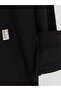 Alita City Lcw Kids Black Hooded Boys' Thick Zipper Sweatshirt with a Difference - 4