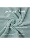 Plain Cappa Bathrobe, Stitched Sides, Turquoise - 6