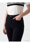 Alita City Farkıyla Lcw Jeans Black Denim Straight Spanish & Flare High Waist Spanish Leg Women's Jean P - 4