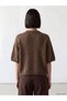 Alita City Lcw Comfort Brown Knitwear Plain Oval Neck Women's Sweater - 4