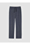 Ozmarka New Season Navy Blue Regular Fit Men's Pajama Bottoms