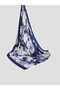 Alita City Lcw Accessories Women's Shawl with Blue Voile Pattern - 3