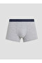 Ozmarka New Season Navy Blue Cotton Flexible Men's 5-Piece Boxer Set - 3