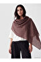 Brown Basic Satin Women's Shawl - 8