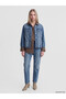 Alita City Lcw Vision Indigo Denim Straight Straight & High Waist Straight Leg Women's Jean Pants