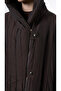 Plus-Size Hooded Long Quilted Coat - Brown - 5