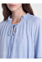 Peak New Season Blue Patterned Belted Women's Gipeli Tunic - 3