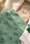 Baby Boy 100% Cotton Car Green Patterned 2-Piece Set - Long Sleeve Bodysuit and Stretchy Pants Set - 5