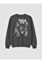 Two Mt Shop Quality Lcw Kids Anthracite Licensed Boys' Sweatshirt - 4