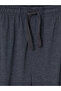 Ozmarka New Season Navy Blue Regular Fit Men's Pajama Bottoms - 3